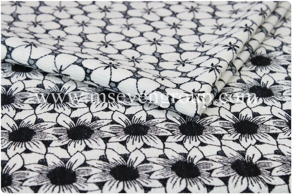 Designer fabric for ladies suit/100% polyester printed fabric for women dresses