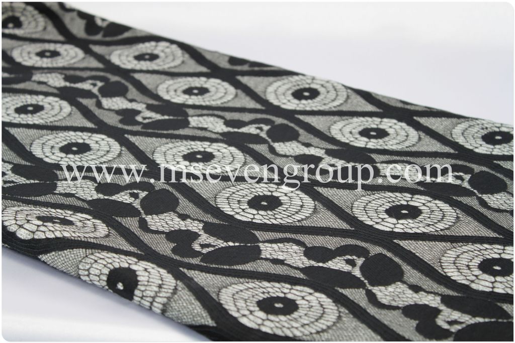 100% Nylon fabric with lace/lace Composite fabric/ laminate fabric/printed fabric for women dresses