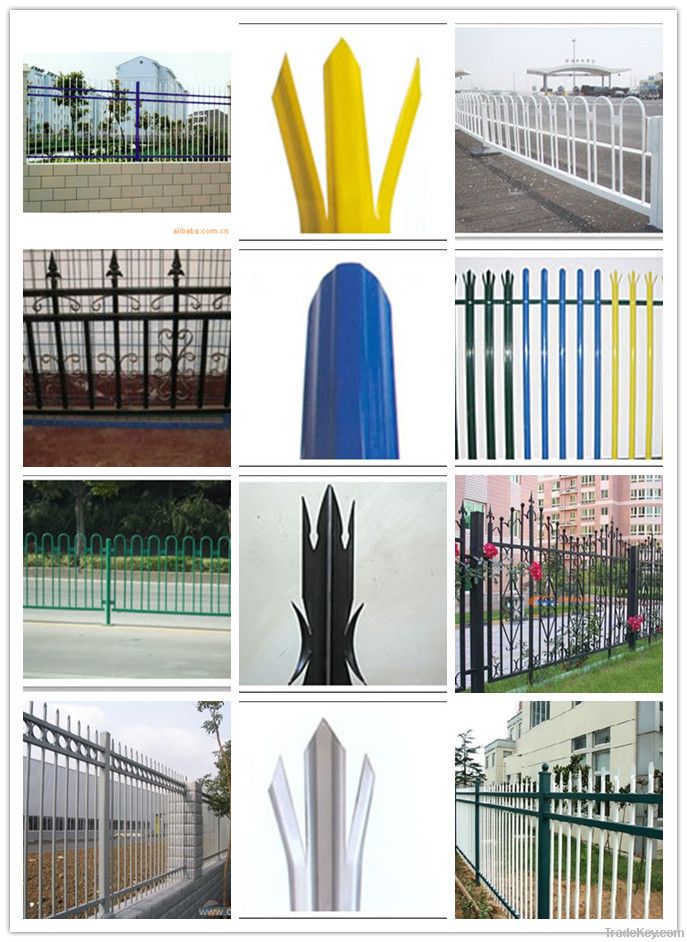 Galvanized and PVC coated welded wire fence