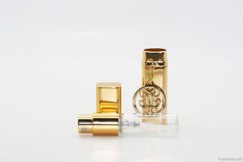 cover with glass bottle inside, wholesale glass perfume bottles