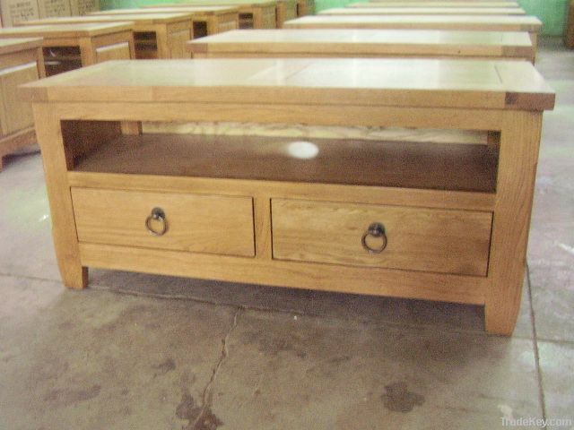 oak TV unit