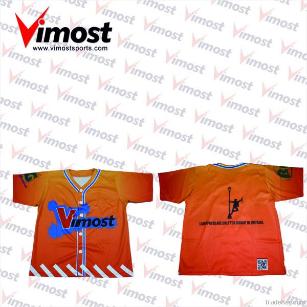Custom sublimation Baseball Jersey Sportswear OEM service