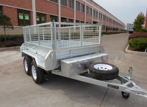 Tandem tipping trailer heavy duty trailer DZ5