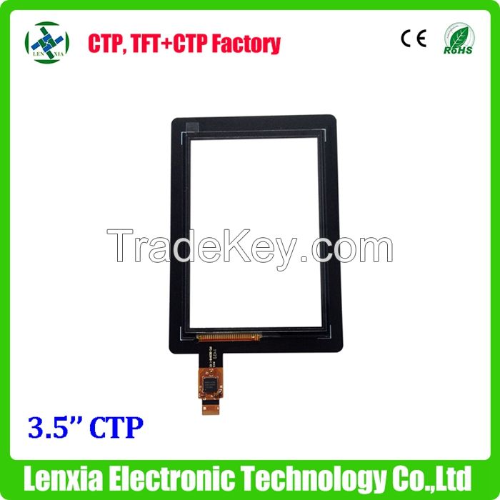 industrial 3.5" capacitive touch screen panels with I2c interface