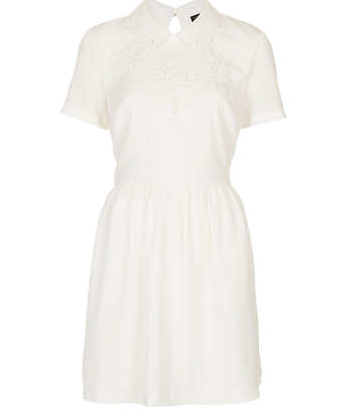 CUTWORK TEA DRESS