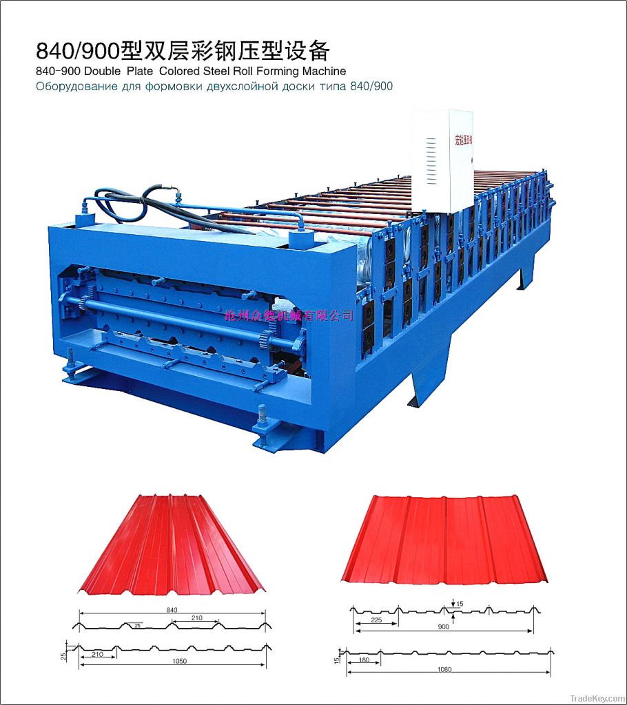 Double Deck Roll Forming Machine