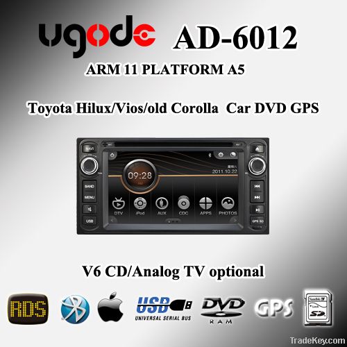 ARM 11 A5 Toyota Hilux Corolla Land Cruiser DVD GPS Player