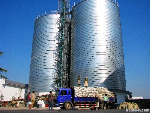 steel silo for grain storage