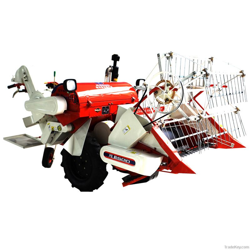 Mini type combine harvester GY4L-0.9