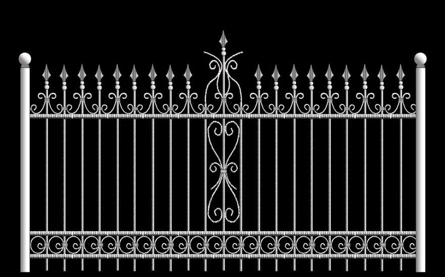 Wrought iron decorative gates &amp; railings  