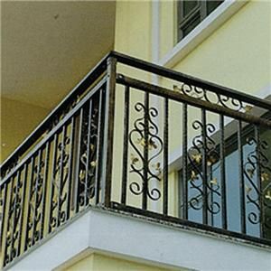 wrought iron balcony &amp;Stairs guardrail 