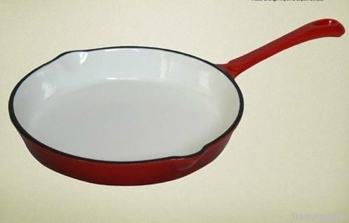 Enameled frypan