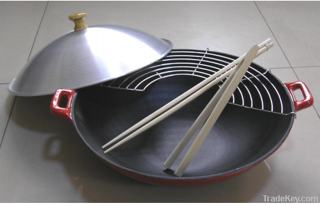 cast iron Wok