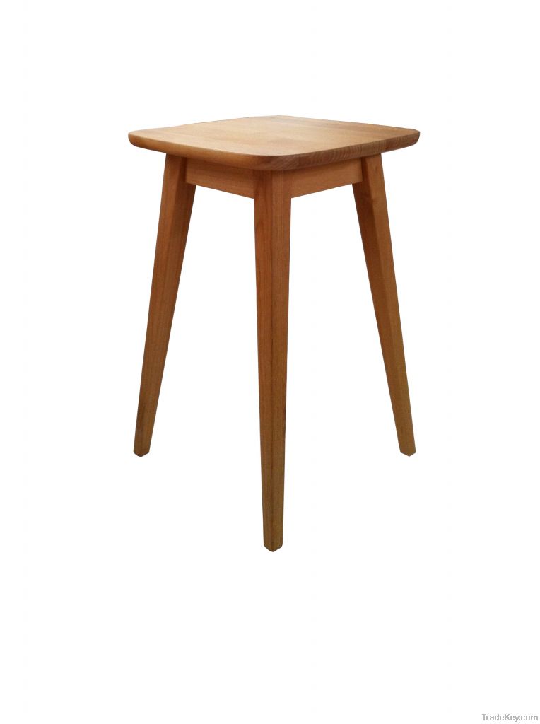 Solid wood side table