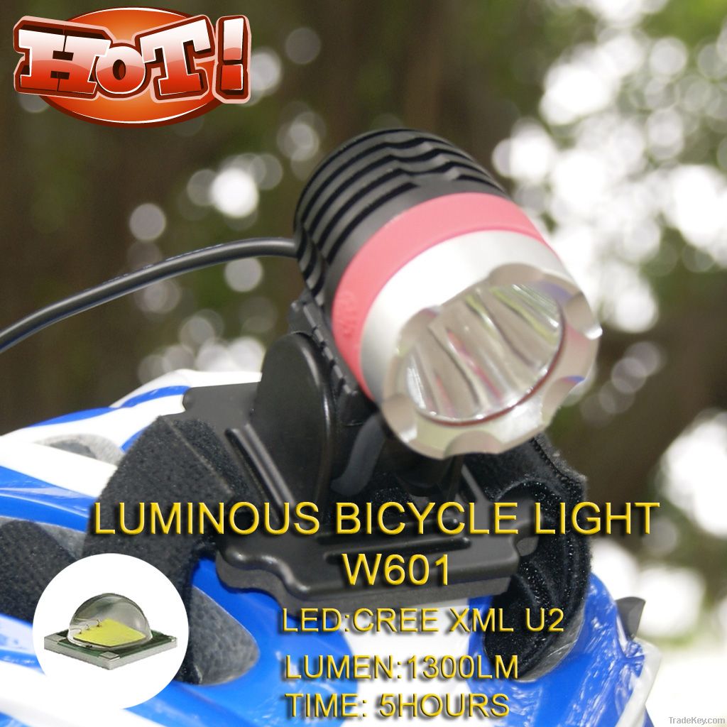 1300lm 5200mah T6 LED bike light+LED Camping Lights