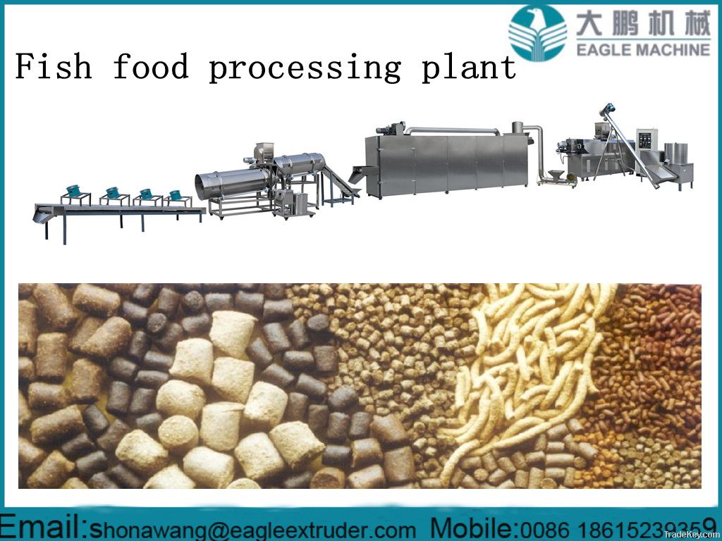 500-800kg/h fish food pellet  making machine