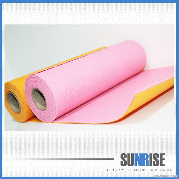 Needle punching nonwoven clening cloth for car wash