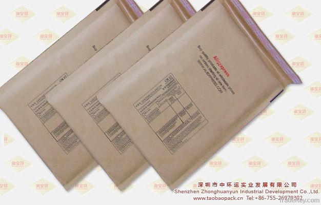 100% Recyclable Self Sealing Natural Kraft Bubble Mailer