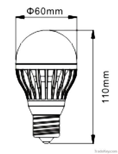 8.3W 21SMD LED Bulb with CE and RoHS