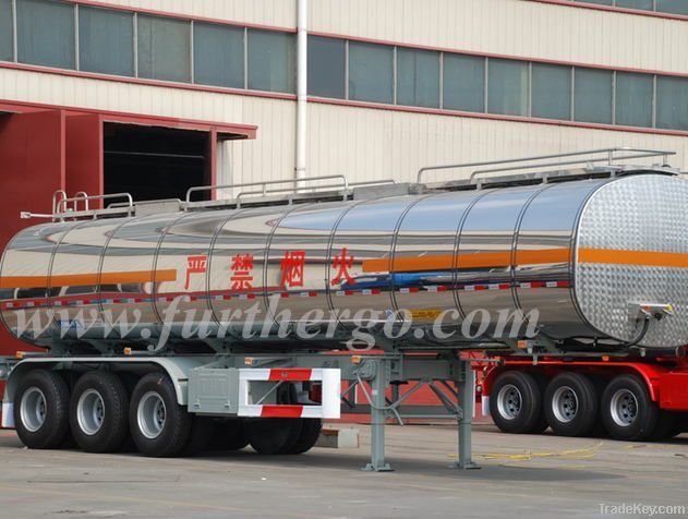 Stainless Steel Fuel Tank Trailer