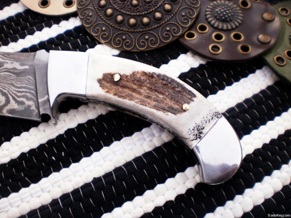 Damascus Fixed Knife