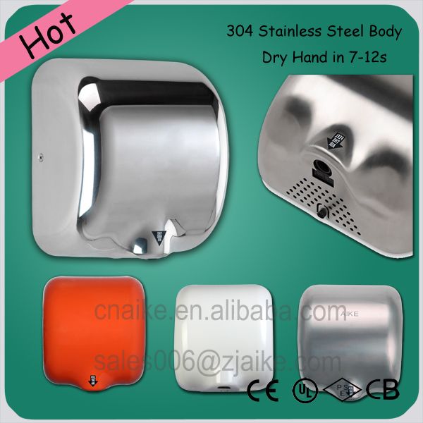 Aluminium Medical High Efficient Hand Dryer, EXCEL Style Hand Dryer