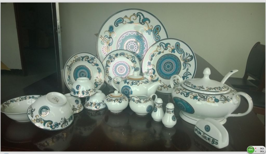 50pcs porcelain dinner set