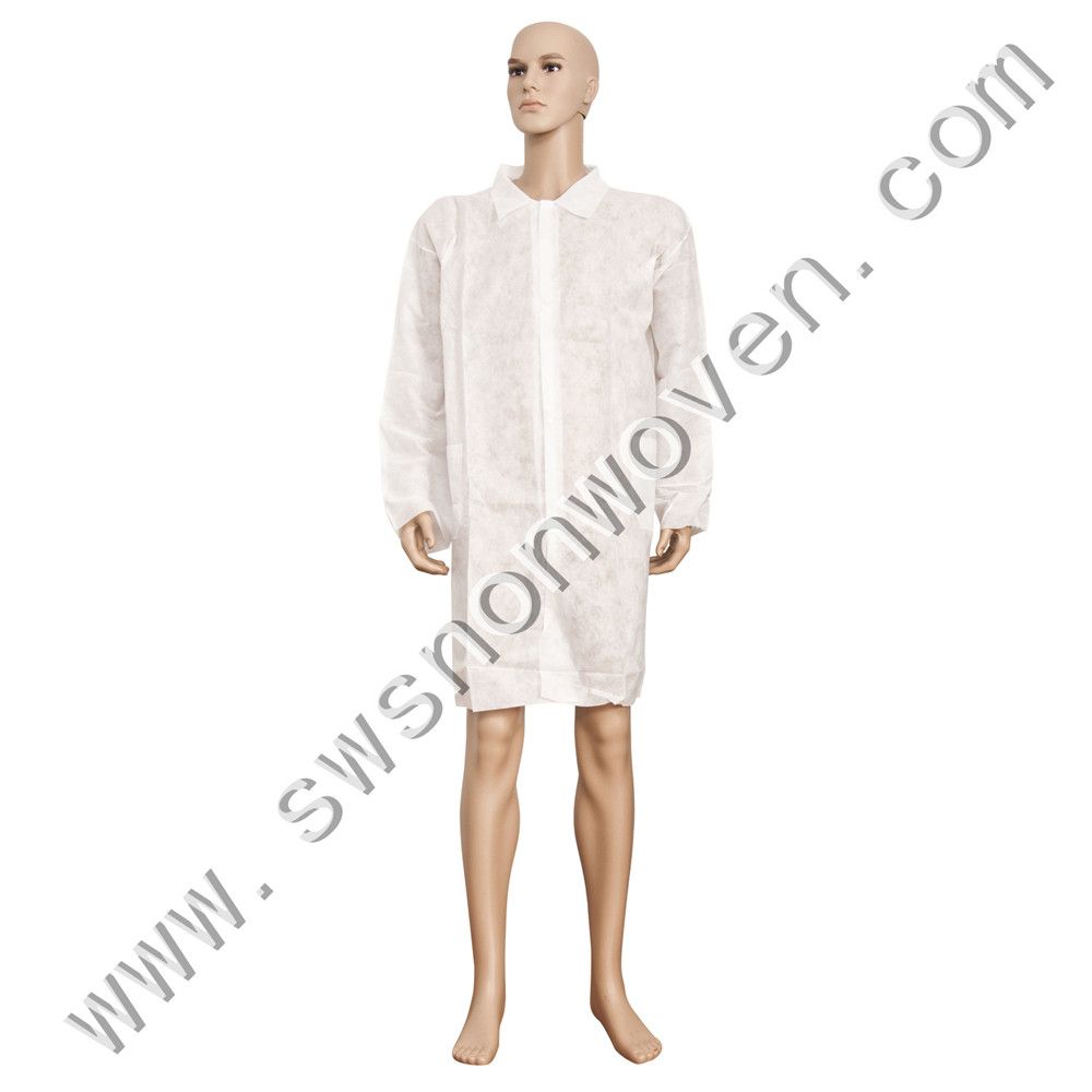 protective coverall, disposable surgical gown, disposable lab coat, disposable sauna gown