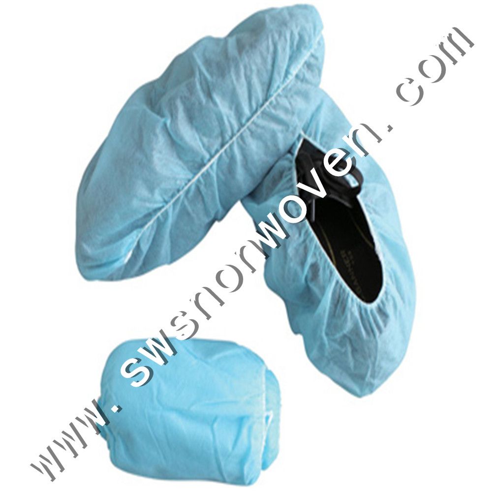 shoe cover, disposable nonwoven shoe cover, pp nonwoven shoe cover, clean room shoe cover