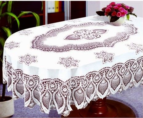 Hot Sale Crochet PVC Lace Table Cover