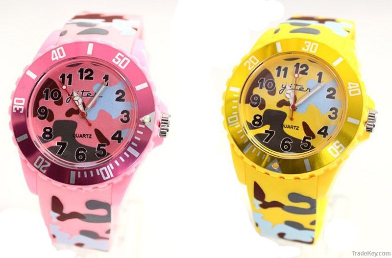 Eco-friendly Cartoon Plastic Children Watch