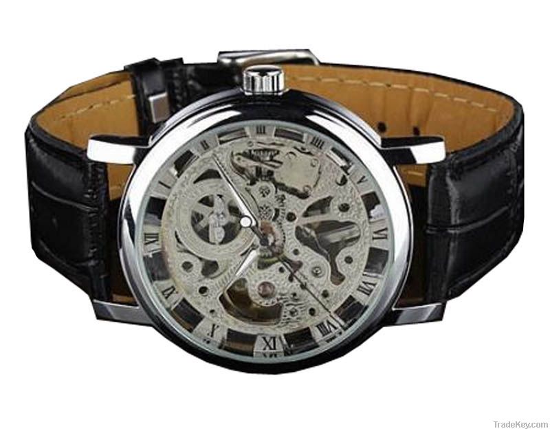 2 Years Guarantee Skeleton Alloy China Watch