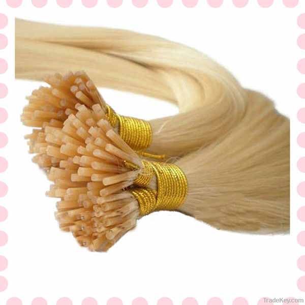 2013 Wholesale hot selling peruvian virgin hair istick tip hair extens