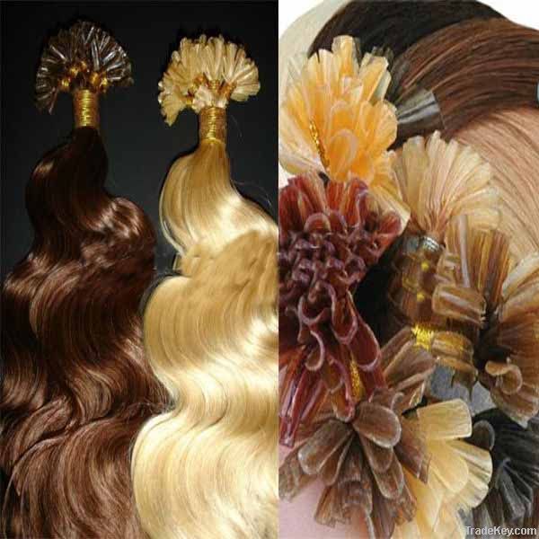 Wholesale price V-TIP 100% human remy hair extension