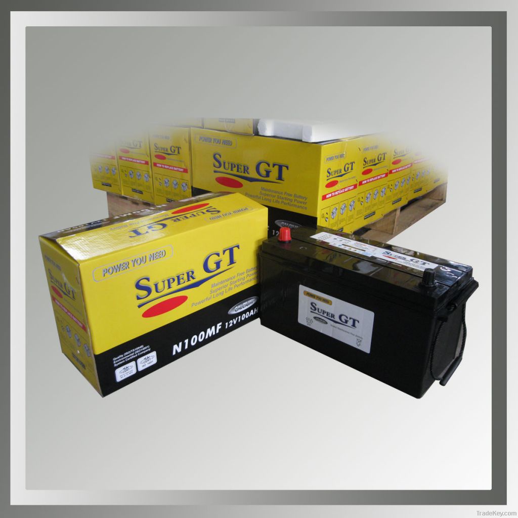 MF car battery N100MF