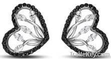 2013 Fashion Silver Earrings for Women/CZ Stud Earrings/Earring