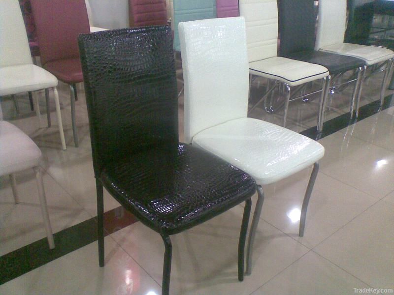 PU synthetic leathedining chairs modern