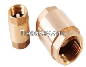 Manufuctury Supply Brass Check Valve With Brass Cartrige