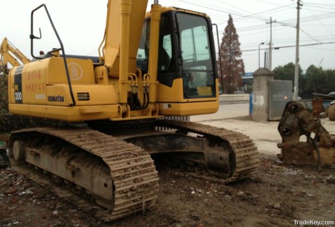 Used Komatsu Excavator, PC200-7