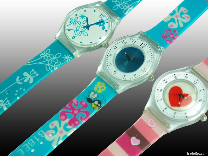 Fashion Plastic Kids Watches