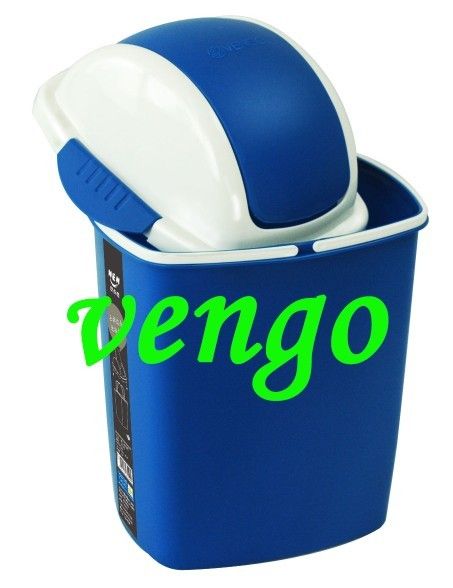 plastic waste bin with lid