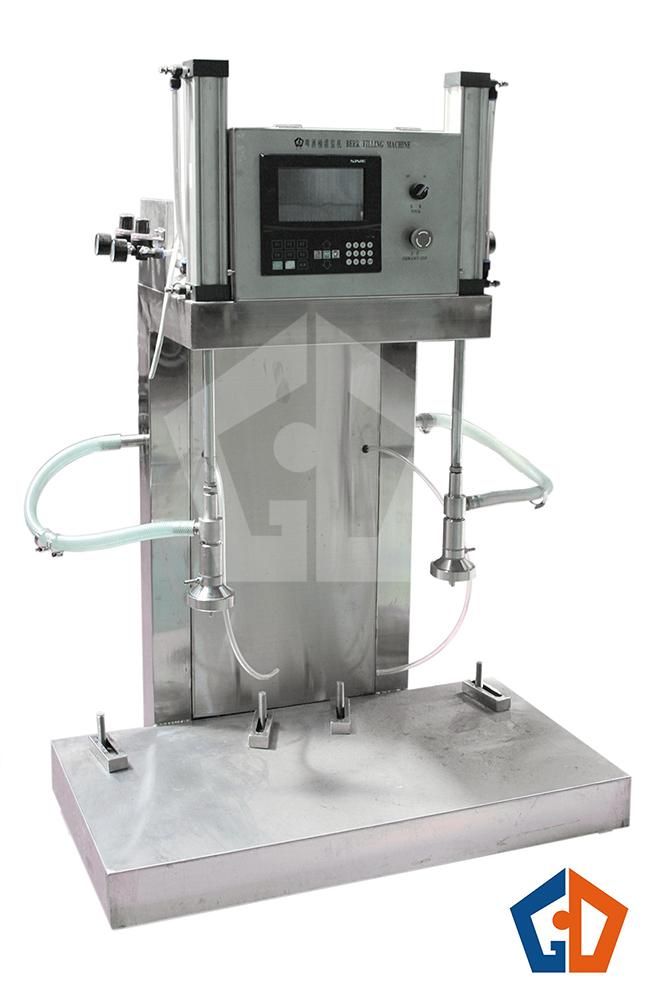 Keg filling machine with single/double heads