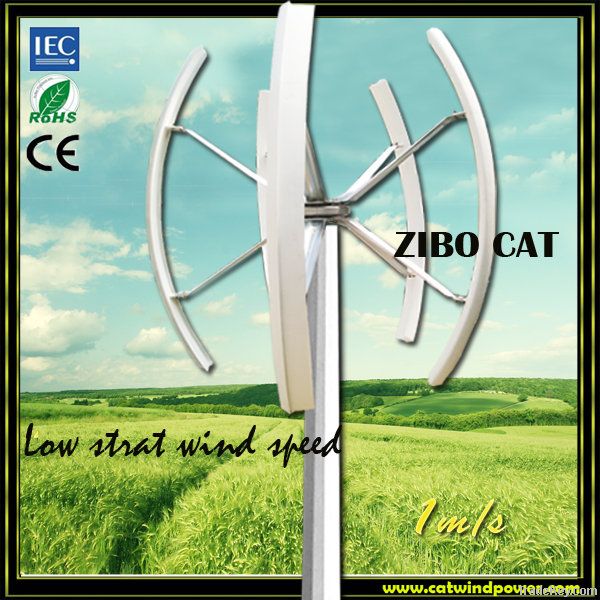 2KW Vertical Wind Turbine Generator, Small VAWT sales for Home Use