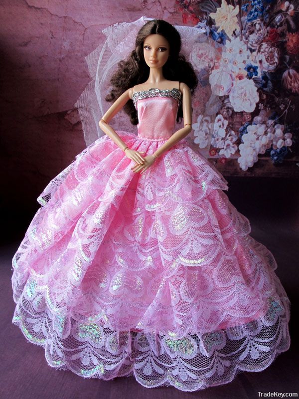 fashion doll toy clothes and bride wedding dress for 11.5&amp;quot;/12&amp;quot; dolls