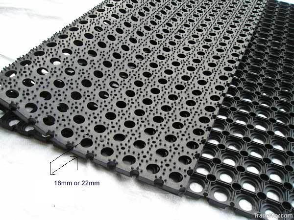 Rubber ring mat