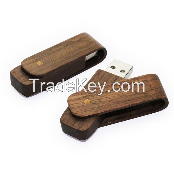 Wooden usb flash drive