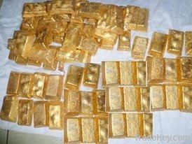 Alluvial Gold in Dust Form, Gold in Bars form