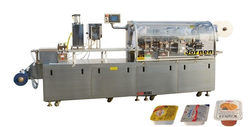 Thermoforming Packaging Machine DPP260 (for cheese, jam, butter.)