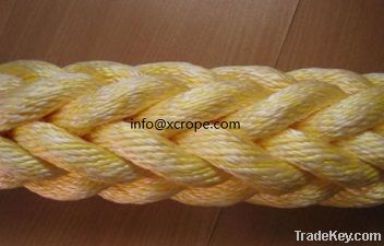 Twelve strand braided ropes