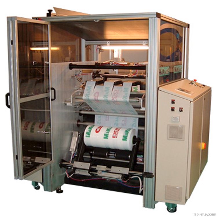 Plastic Bag Rewinding Machine